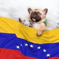 thumbnail image 2 of Flannel Throw Dog Blanket Venezuela Flag Soft Warm Print Pet Blankets for Small Dog Cat Puppy, 2 of 7