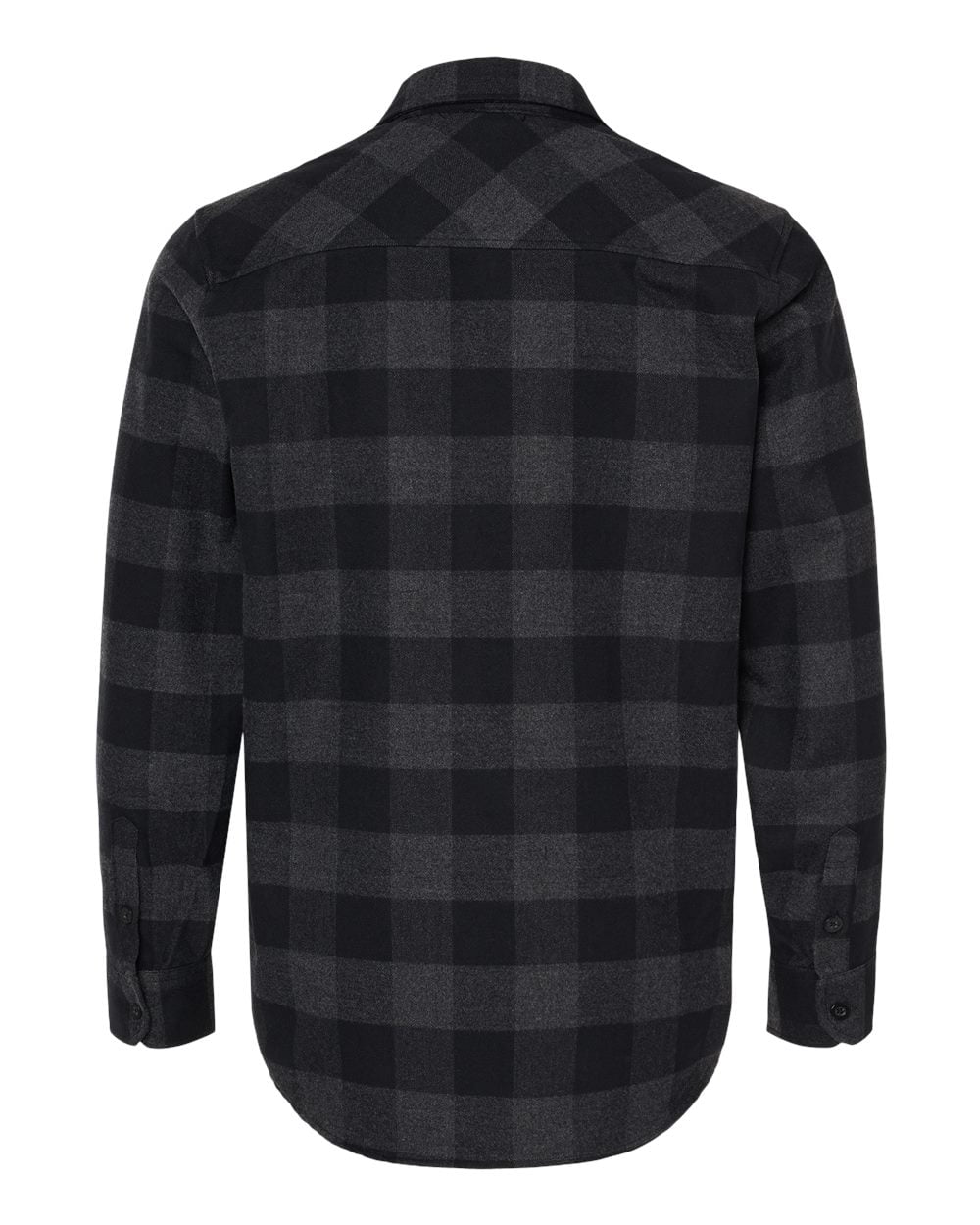 Independent Trading Co. Flannel Shirt, Charcoal Heather