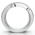 thumbnail image 3 of Pompeii 14K White Gold 1ct Real Diamond Right Hand Ring (G/H,I1), 3 of 5