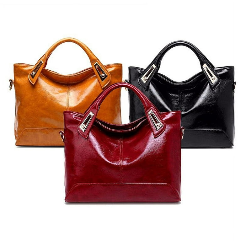 PIKADINGNIS Fashion PU Leather Women's Designer Handbag and Purses High  Quality Large Weave Tote Shoulder Bag High Capacity Crossbody Bags 