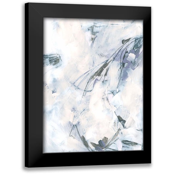 Vess, June Erica 12x14 Black Modern Framed Museum Art Print Titled - Lavender Frost II
