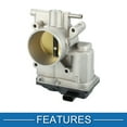 thumbnail image 4 of 1 Pcs Throttle Body for Ford Fusion 2.3L L4 - Gas 2006-2009 Replace No.6E5Z-9E926-BA, 4 of 6