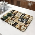 thumbnail image 2 of Fun Coffee Mat 23inx15in,Coffee Bar Mat for Countertops,Absorbent Hide Stain Anti-Slip Coffee Bar Accessories Fit Under Coffee Machine Mat,dish Drying Mats for Kitchen, 2 of 5