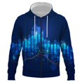 thumbnail image 1 of Sudadera con capucha y cremallera de moda con imagen inteligente de IA en 3D para hombre y mujer, sudadera con estampado 3D, jersey informal para niños, 1 of 6