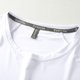 thumbnail image 3 of Blusas y camisas de manga corta y cuello redondo para hombre. Blusa de manga corta con cuello redondo, elástica, de color liso y empalmada., 3 of 7