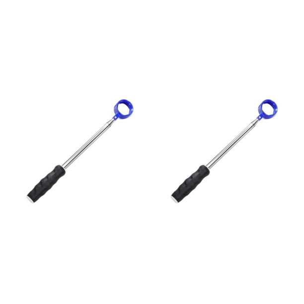 Soidarity Recogedor de pelotas de Golf, recogedor telescópico, eje de captura, herramienta de golf extensible, recogedor de ayuda para 9 pies 2piezas