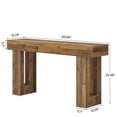 thumbnail image 6 of MAYEERTY Console Table with Lower Storage Shelf for Decor & Vasesle, 6 of 8