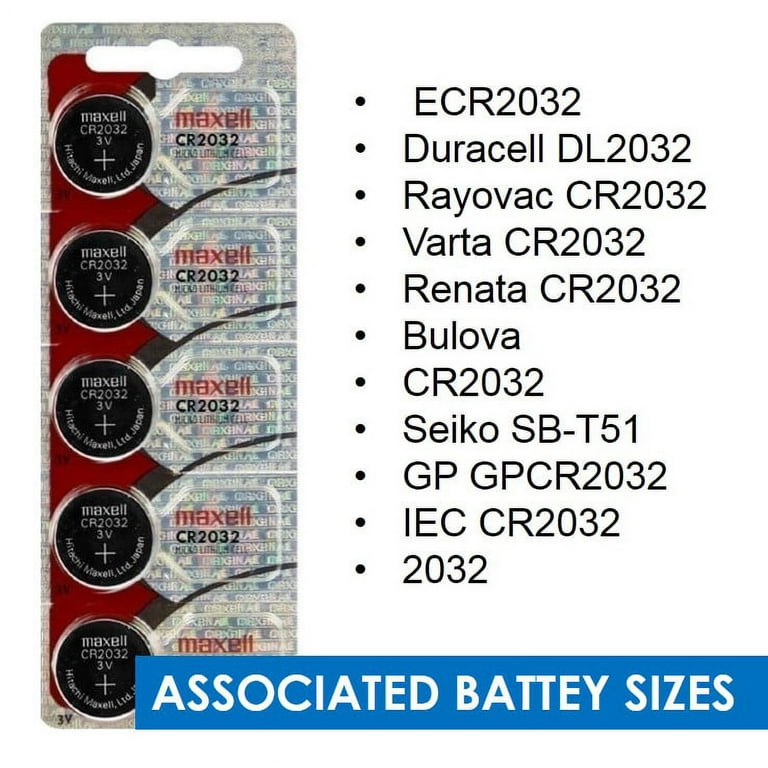 Bateria Maxell CR2032 de Lítio - Saudestore