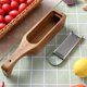 thumbnail image 3 of Acacia wood slicer, kitchen specific food grade stainless steel peeler box, cheese eraser, slicer, 3 of 5