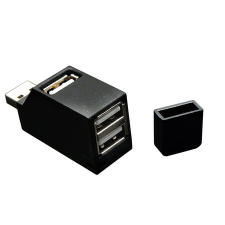 3 Port USB Hub Mini USB 2.0 High Speed Hub Splitter For PC Notebook