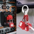 thumbnail image 4 of Kit de Bloqueo y Etiquetado Eléctrico : con Candados, Cerrojos, Bridas, Etiquetas y Bolsa de Almacenamiento para Equipos Industriales y Eléctricos., 4 of 5