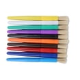 thumbnail image 2 of M Buder Set De 10 Vasos De Pintura Antiderrames Y Pinceles Para Niños, Suministros De Arte Preescolar, Vasos De Plástico Multiusos, 2 of 9