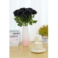 thumbnail image 4 of Artificial Rose Flower Blush Flowers Pink Roses Silk Flowers pcs with Long Stem Silk Roses Bouquet for Wedding Bridal Shower Party Home Decoration, 4 of 5