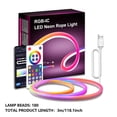 thumbnail image 1 of RGBIC Rope Lights,LED Neon Rope Light Wifi Music LED Strip Lights LED Neon Rope Light Tailored for Perfection, 1 of 10
