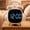 White Case + Blue Font, variant on VOLIVO Super Loud Alarm Clock for Heavy Sleepers, 5 inches Twin Bell Digital Clock for Adults, Kids, Bedrooms