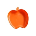 thumbnail image 1 of Fesfesfes Assiettes de Souper Réutilisables, Vaisselle pour Repas Intérieurs et Extérieurs, Sorties de Camping avec Base Antidérapante en Silicone de Qualité Alimentaire 3,35 X 3,15 Pouces Orange, 1 of 5