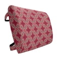 thumbnail image 1 of Mandala Lumbar Pillow, Round Floral Motifs in Vibrant Colors Paisley Inspired Folkloric Ornament, Soft Back Cushion Office Chairs with Adjustable Straps, 14" x 13", Pink Seafoam Peach, by Ambesonne, 1 of 7