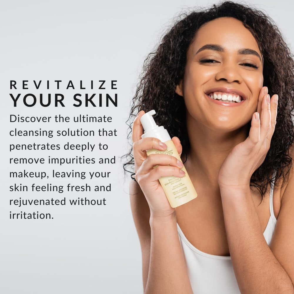 Flori Roberts Perfect Tone Cleansing Foam - Gentle Purifying Face Wash for Women, Dry Skin - 7 FL oz.
