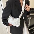 thumbnail image 3 of Bolso Mano Con Burbujas para Mujer Bolso Informal Nailon Con Plumón para Las Axilas (blanco), 3 of 9