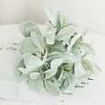 thumbnail image 4 of Flocked Lamb's Ear Sprigs Artificial Greenery 24Pcs Bunch Flocked Stems for Wedding Centerpiece Greery Farmhouse Floral Arrangements and Home Decor, 4 of 9