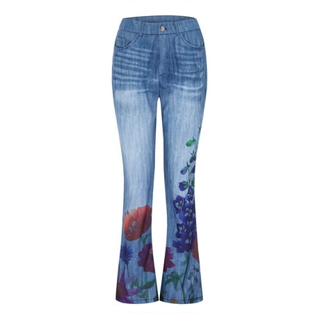 

Gubotare High Waisted Pants For Women Women s Comfy Pajama Pants Casual Drawstring Palazzo Lounge Wide Leg Pants Blue M