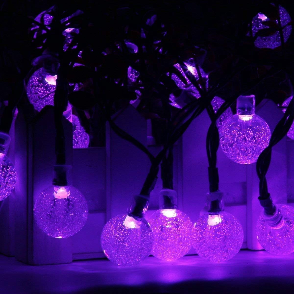 Solar String Lights, Waterproof 20ft 30 LED Solar Ball String Lights, Indoor Outdoor Fairy Globe String Lights,for Garden,Patio,Christmas,Wedding,Home, Party Decoration (Warm White)