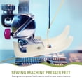 thumbnail image 3 of HAMPPLIES Sewing Machine Feet 10Pcs Professional Stitching Presser Easy Installation Wear-Resistant Plastic Steel, 3 of 8