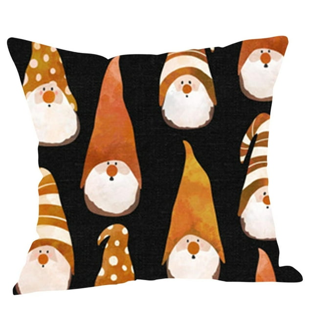 Antqov Halloween Housse de Coussin Décorative Citrouilles Coussin, Décorations de Fête d'Halloween