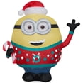 thumbnail image 2 of Minion Otto Airblown Inflatable 3.5' tall Christmas Display, 2 of 2