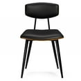 thumbnail image 6 of Simpli Home Mavis Dining Chair (Set of 2) in Black Vegan Faux Leather, 6 of 12