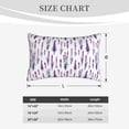 thumbnail image 4 of Lsque Lavender Flowers Pattern Pillow Case – Soft & Cozy Throw Pillow Cover, Hypoallergenic Cushion Case for Sleeping Women with Envelope Closure-14"x20", 4 of 6