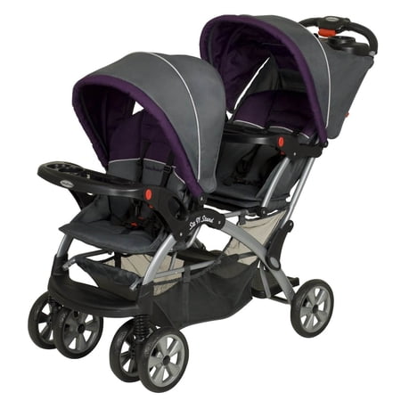 Baby Trend Sit N' Stand Double Stroller with Jump Seat, Elixer