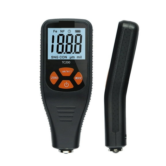 TC200 Coating Thickness Gauge 0.1 Micron/0-1500 Car Paint Film Thickness Tester Measuring Paint Tool ,High Precision