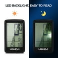 thumbnail image 4 of Lixada Lixada Wireless Bicycle Computer BKV-1206, Multifunctional Cycling Tracker with 11 Features Including Speed, Distance, Time & Temperature, LED Backlight, Auto On/Off, and Rechargeable Battery, 4 of 6