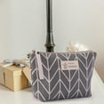 thumbnail image 2 of EIMELI Printed Cosmetic Bag Canvas Purse Zip Makeup Wash Storage Pouch (Style 4), 2 of 5