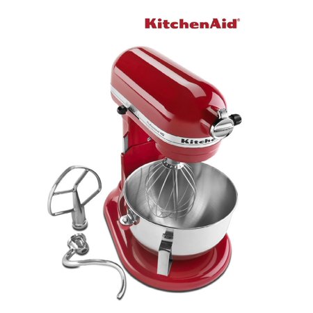 KitchenAid Professional HD Stand Mixer RKG25H0XER, 5-Quart, Empire Red, (Certified Refurbished)