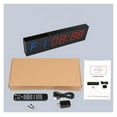 thumbnail image 1 of 1.8" 6 Digits LED Interval Timer Count Down/Up Clock Stopwatch Workout Timer For Garage Home Gym Sport Training ,Versatile Applications, 1 of 7