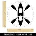 thumbnail image 2 of Double Kayak with Crossed Paddles Self-Inking Rubber Stamp Ink Stamper - UV Ink - Mini 1/2 Inch, 2 of 7