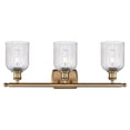 thumbnail image 3 of 516-3W-BB-G559-5SDY Innovations Lighting Bridal Veil - 3 Light Bath Vanity-10 Inch Tall and 25 Inch Wide-Brushed Brass Finish-Seedy Glass Color, 3 of 3