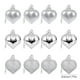 thumbnail image 3 of CaiYueKe 12Pcs Valentine Heart Ornaments Romantic Wedding Anniversary Decor Glitter Hanging Baubles Christmas Tree Pendants Festive Party Decoration, 3 of 7