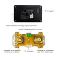 thumbnail image 3 of Yeacher 2.4inch Color LCD Screen Coulometer Voltage Current Capacity Meter Electric Car RV Battery Coulometers Bidirectional Current Detection with Memory Function, 3 of 8