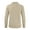 Khaki, variant on Akiihool Cardigan for Men Winter Men's Cardigan Sweaters Full Zip Up Stand Collar Open Front Overcoat with Pockets (Grey,L)