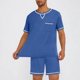 thumbnail image 2 of Camisetas Casuales Elegante Pijama Conjunto Ligero Seco de Manga Corta Y Pantalones Cortos, Ropa de Dormir Cómoda Suave para Relajarse, Correr Y Regalos, 2 of 9