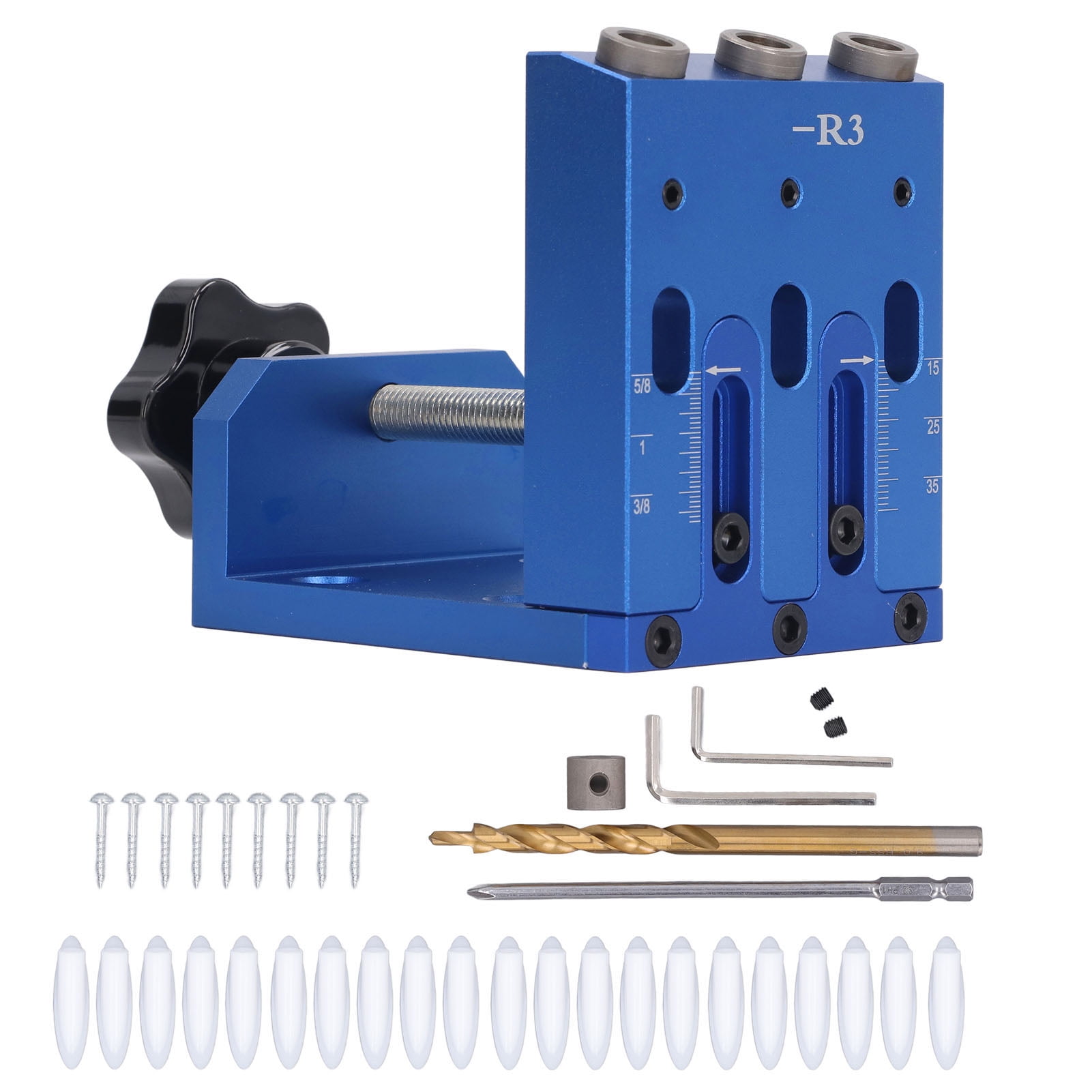 Drill Hole Guide Pocket Hole Jig Oblique Drill Guide Dowel Jig User Friendly Design
