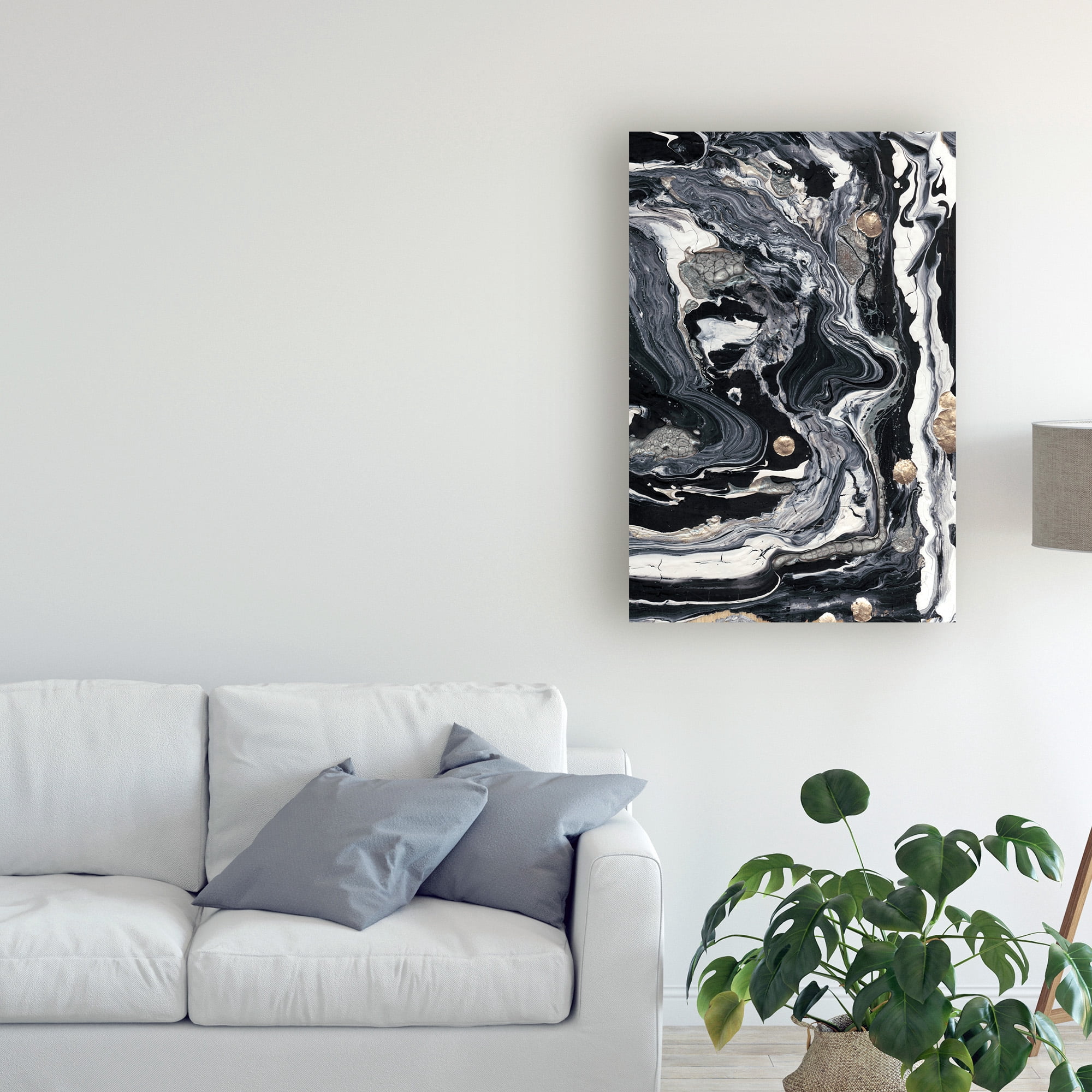 Ebony And Ivory II' Canvas Art by Alicia Ludwig