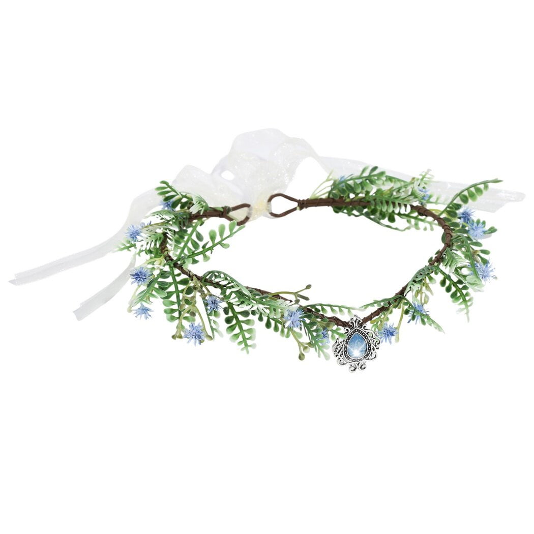Handmade Fairy Flower Crown, Floral Wreath Headband with  display picture 1