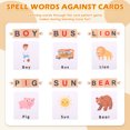 thumbnail image 1 of maskred Stimulate Imagination With Rack Rotating Wooden Reading Blocks Creative Building Alphabet Blocks 1Set, 1 of 6
