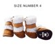 thumbnail image 1 of Billuyoard Botas para mascotas Lluvia Nieve Zapatos para cachorros Calzado para mascotas antideslizante a prueba de frío Ropa para mascotas caqui cuatro Billuyoard PT000052-14, 1 of 6