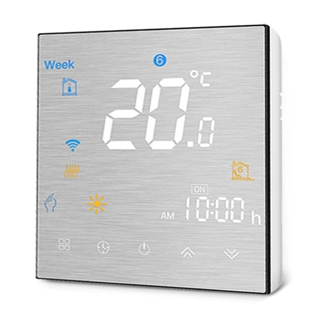 LCD Liquid Crystal Thermostat Water Floor Heating Wall-hung Boiler Temperature Controller Mobile Phone Wifi Intelligent Remote Voice Control ,Easily DIY