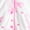 Surf Pink, variant on Girls Long Sleeve Button Front Top and Pants with Eye Mask, 3-Piece Sleep Set, Sizes 4-18